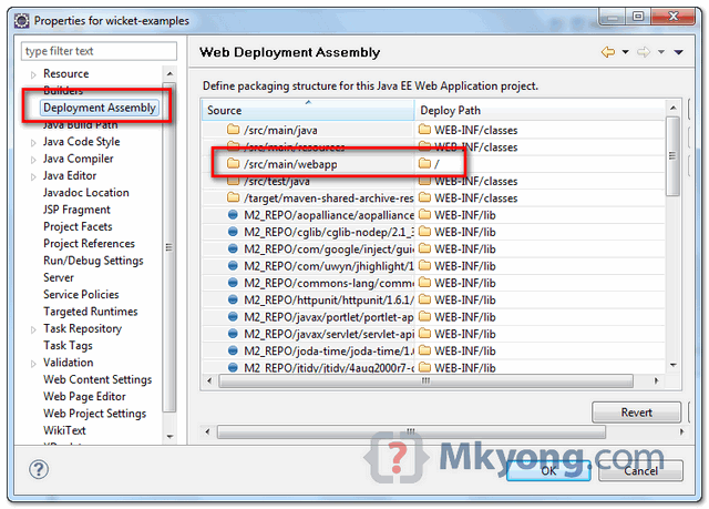 wicket-example-eclipse-deployment wicket example eclipse depoyment dependency