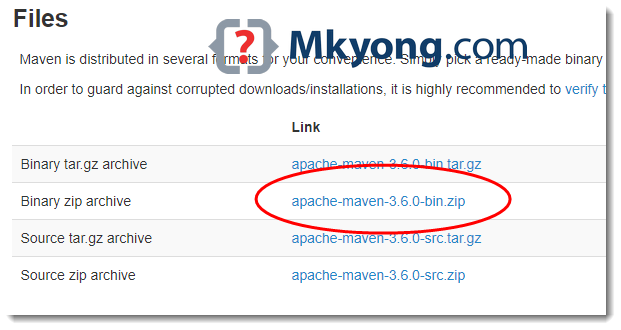apache maven 3.6.3 download for windows