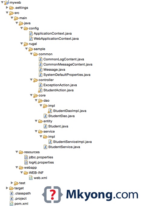 skinke backup Kostbar How to create a project with Maven template - Mkyong.com