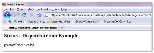 Struts-DispatchAction-3-excel-example Struts-DispatchAction-3-excel-example