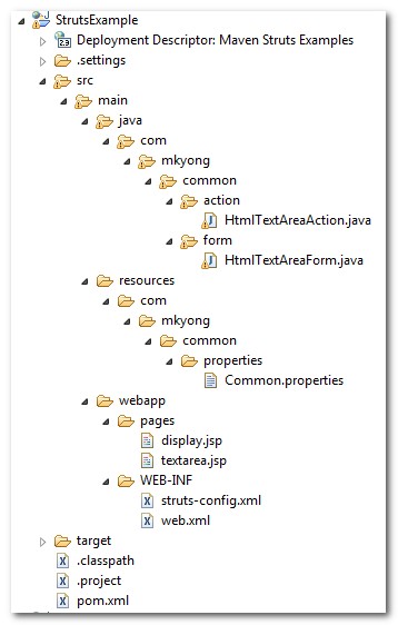 Struts-textarea-folder Struts-textarea-folder