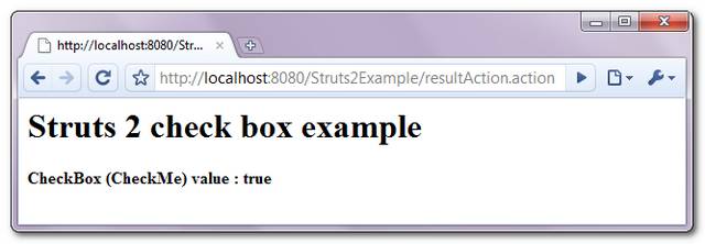 struts2-checkbox-example-2 Struts2 check box