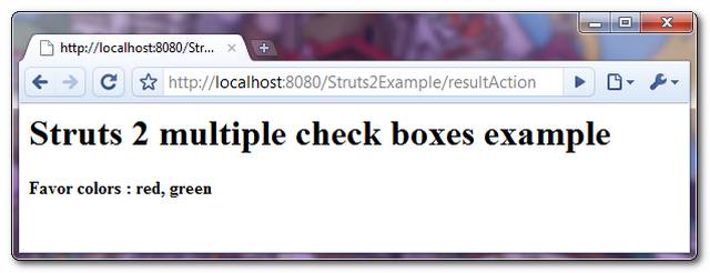 struts2-checkboxlist-example-2 Struts 2 checkboxlist example