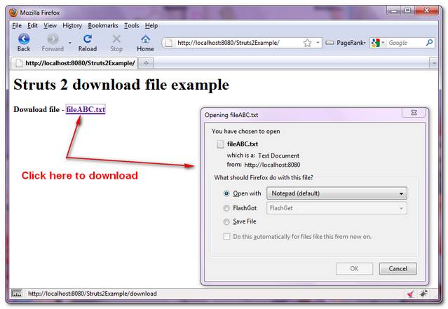 struts2-download-file-example Struts2 download file example