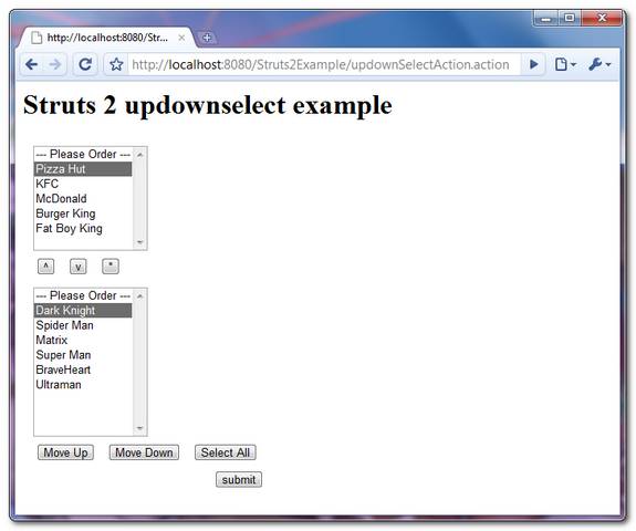 struts2-updownselect-example-1 Struts 2 updownselect example