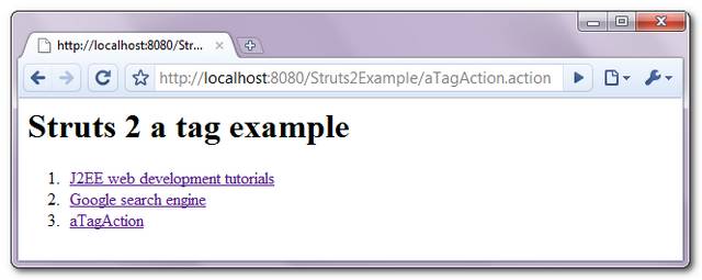 Struts2-A-Tag-Example Struts 2 a tag example