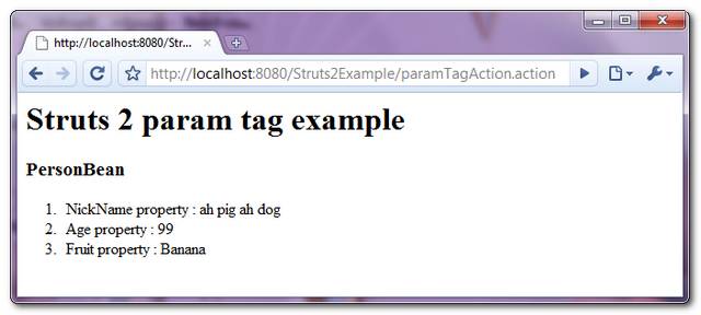Struts 2 Param Tag Example Mkyong Com<script async src=