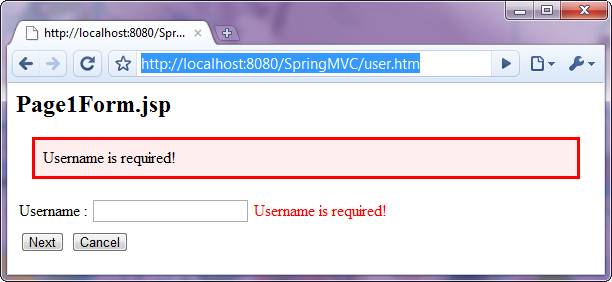 SpringMVC-Multipage-Forms-Example2-Error SpringMVC-Multipage-Forms-Example2-Error