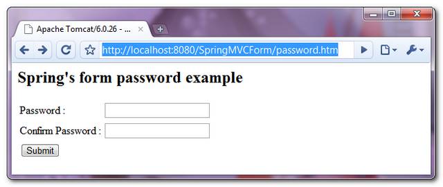 SpringMVC-Password-Example-1 SpringMVC-Password-Example-1