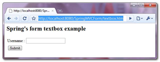SpringMVC-TextBox-Example-1 SpringMVC-TextBox-Example-1