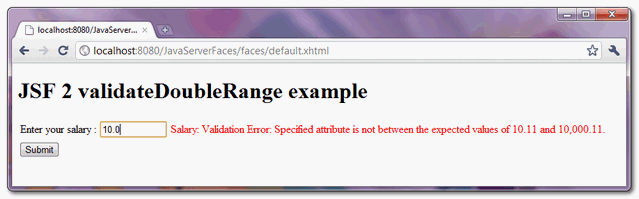 jsf2-ValidateDoubleRange-Example-1 jsf2-ValidateDoubleRange-Example-1