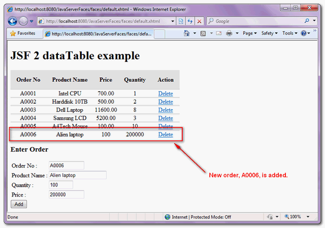 jsf2-dataTable-Add-Example-3