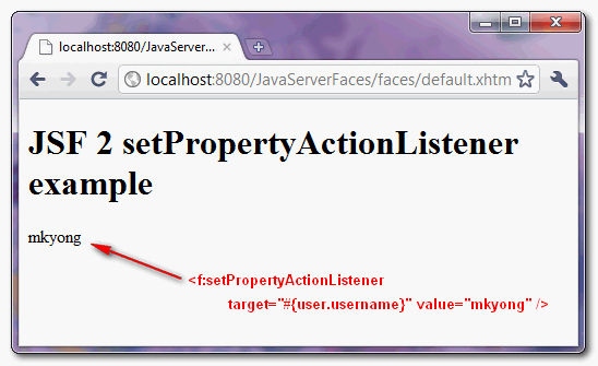 jsf2-setPropertyActionListener-example jsf2-setPropertyActionListener-example