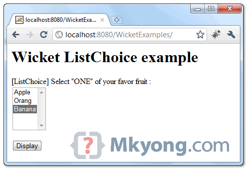 wicket-listchoice-example1 wicket listbox