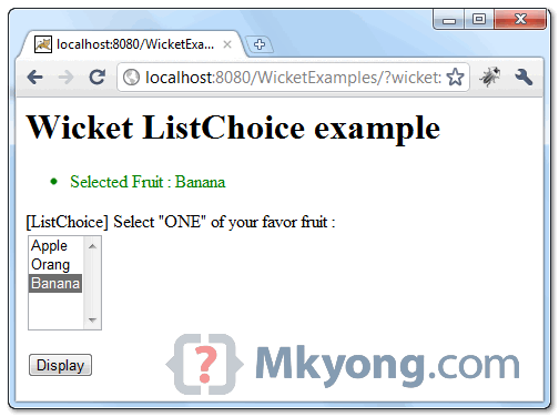 wicket-listchoice-example2 wicket listbox