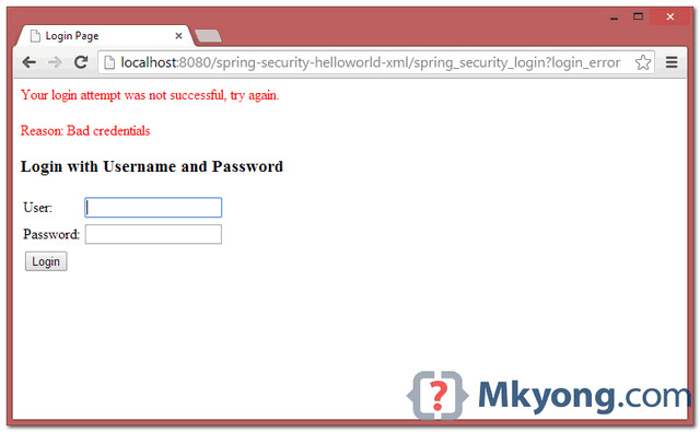 spring-security-helloworld-login-error