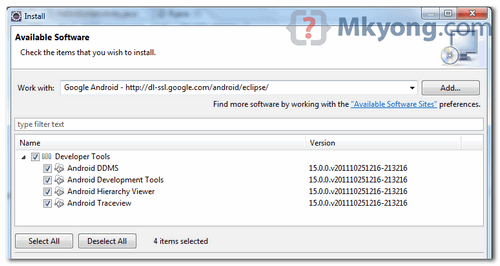 android-adt-plugin android ADT plugin