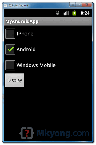 android-checkbox-demo1 android checkbox demo 1
