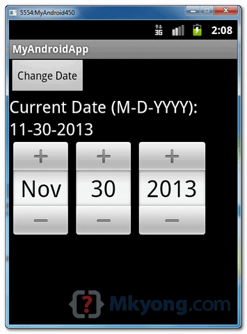 android-datepicker-demo3 android datepicker demo3
