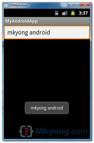 android-edittext-demo1 android textbox demo1