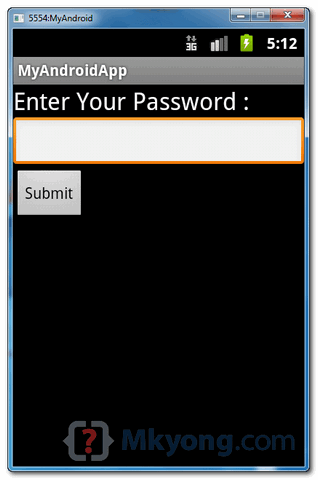 android-password-demo1 android password demo1