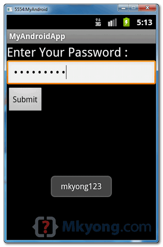 android-password-demo2 android password demo2