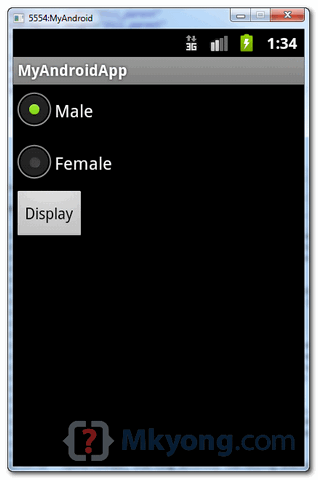 android radio button demo1