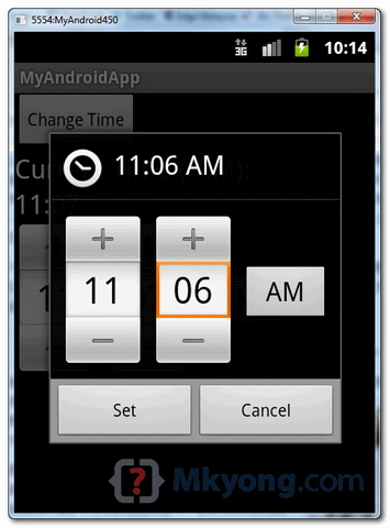 android-timepicker-demo2 android timepicker demo2