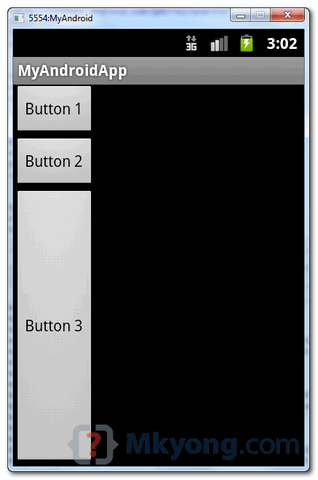 android-linearlayout-vertical android linearlayout demo2