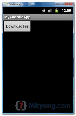 android progress bar demo1