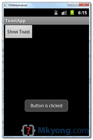 android-Toast-example android toast example