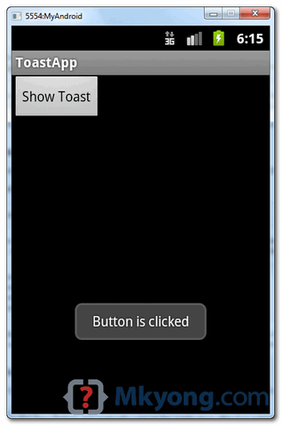 android toast example