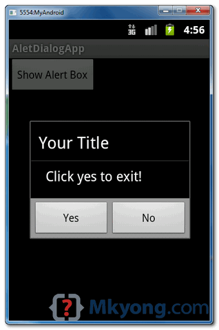 android alert box example