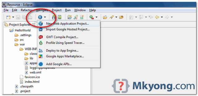 instal googe plugin for eclipse 3.7 success