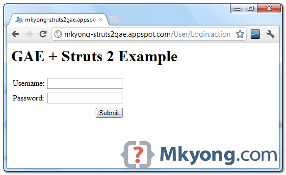 gae-struts2-example10-deploy-gae gae struts2 example run on GAE