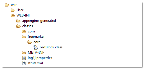 struts2-gae-treenode-restricted-class- treenote is restricted class