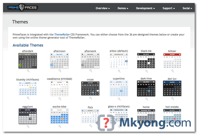 PrimeFaces-themes PrimeFaces themes