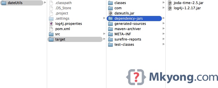 maven-create-jar-dependency-jars