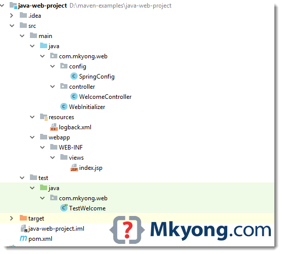 session Sløset End Maven - How to create a Java web application project - Mkyong.com