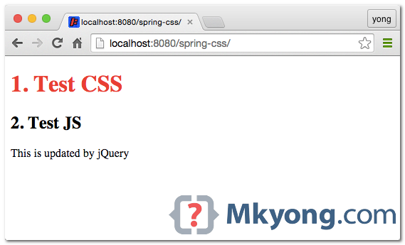 spring-mvc-include-css-demo