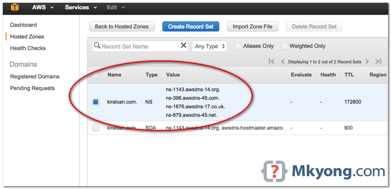 NameCheap域名和Amazon EC2 NameCheap域名和Amazon EC2