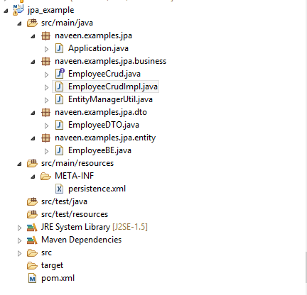 jpa-lock-project-structure