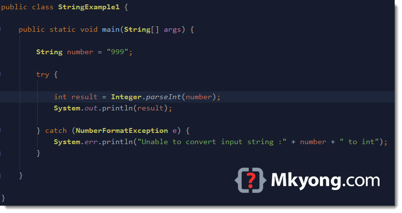 Java - Convert String to int