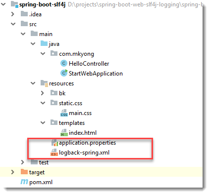 project directory