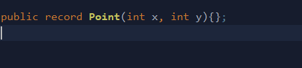 Java 14 - Record data class